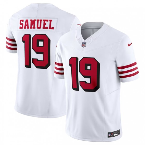 San Francisco 49ers #19 Deebo Samuel New White 2023 F.U.S.E. Vapor Untouchable Limited Stitched Jersey