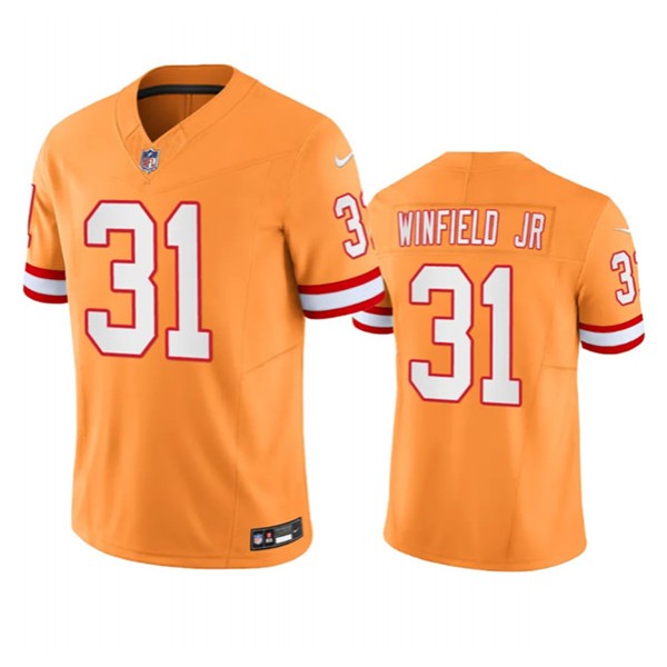 Tampa Bay Buccaneers #31 Antoine Winfield Jr. Orange 2023 F.U.S.E. Throwback Limited Stitched Jersey
