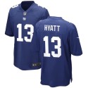 New York Giants #13 Jalin Hyatt Royal Stitched Game Jersey
