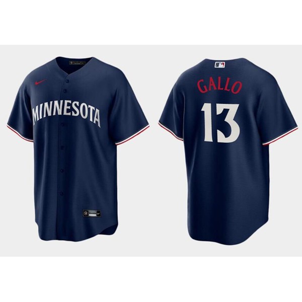 Minnesota Twins #13 Joey Gallo Navy Cool Base Stitched Jersey