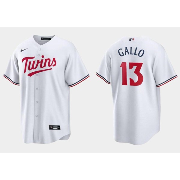 Minnesota Twins #13 Joey Gallo White Cool Base Stitched Jersey
