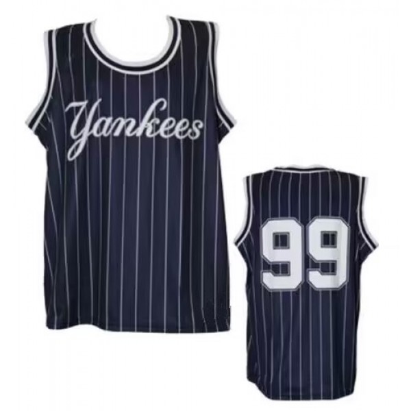 New York Yankees #99 Aaron Judge Stitched Basketsball Jersey