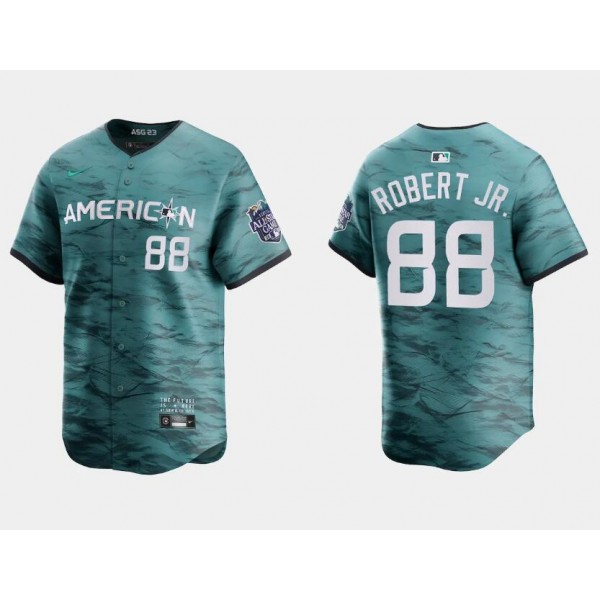 Chicago White Sox #88 Luis Robert Jr. Teal 2023 All-Star Cool Base Stitched Jersey