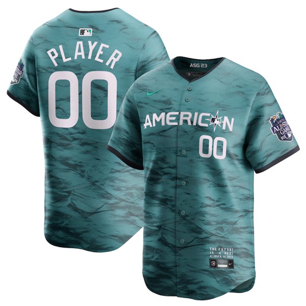 New York Yankees Custom Teal 2023 All-Star Cool Base Stitched Jersey