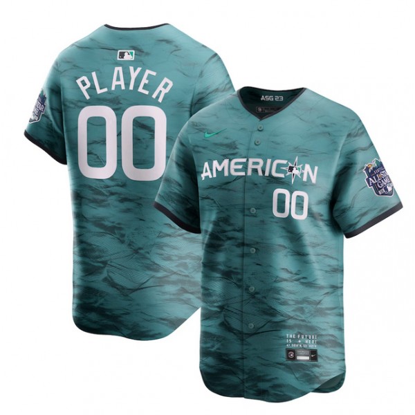 Seattle Mariners Custom Teal 2023 All-Star Cool Base With Patch Stitched Jersey