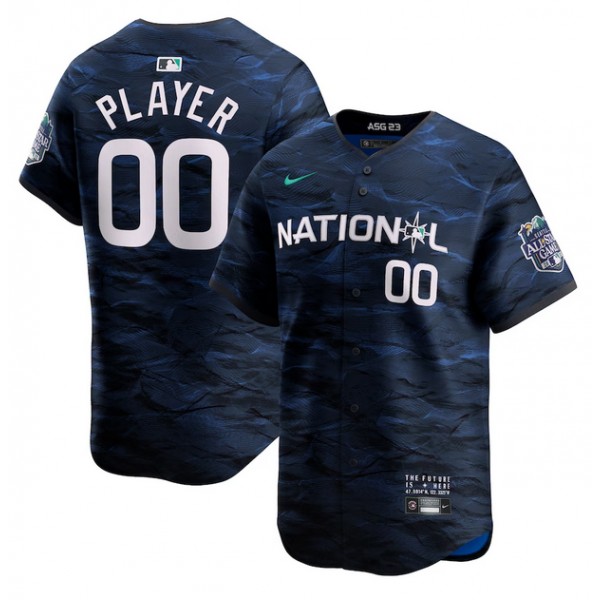 Los Angeles Dodgers Custom Royal 2023 All-Star Cool Base Stitched Jersey