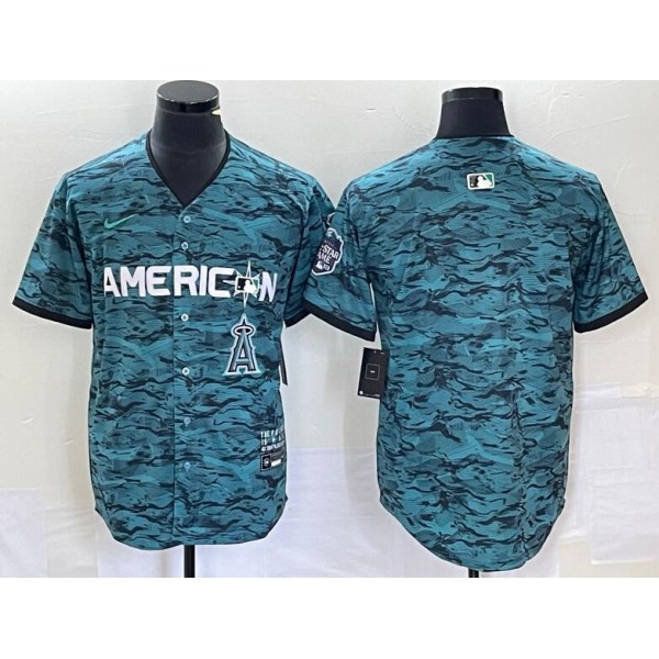 Los Angeles Angels Custom Teal 2023 All-Star Cool Base Stitched Jersey