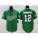 Philadelphia Eagles #12 Randall Cunningham Green Cool Base Stitched Jersey