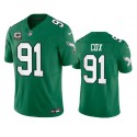 Philadelphia Eagles #91 Fletcher Cox Green 2023 F.U.S.E. With C Patch Vapor Untouchable Stitched Jersey