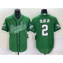 Philadelphia Eagles #2 Darius Slay JR Green Cool Base Stitched Jersey