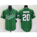 Philadelphia Eagles #20 Brian Dawkins Green Cool Base Stitched Jersey
