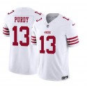 San Francisco 49ers #13 Brock Purdy White 2023 F.U.S.E. Vapor Untouchable Limited Stitched Jersey
