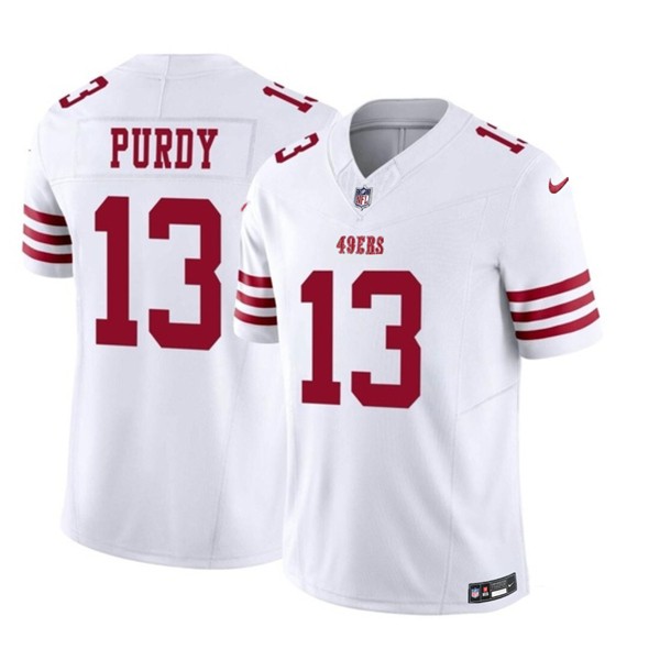 San Francisco 49ers #13 Brock Purdy White 2023 F.U.S.E. Vapor Untouchable Limited Stitched Jersey