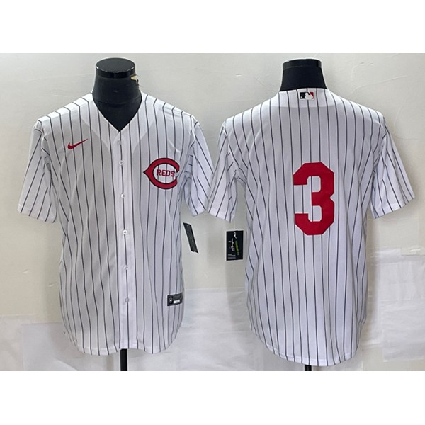 Cincinnati Reds #3 Scooter Gennett White Field Of Dreams Stitched Jersey