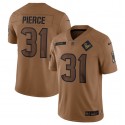 Houston Texans #31 Dameon Pierce 2023 Brown Salute To Service Limited Stitched Jersey