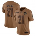 Washington Commanders #21 Sean Taylor 2023 Brown Salute To Service Limited Stitched Jersey
