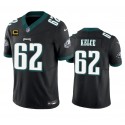 Philadelphia Eagles #62 Jason Kelce Black 2023 F.U.S.E. With 4-Star C Patch Vapor Vapor Untouchable Limited Stitched Jersey