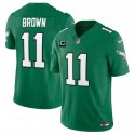 Philadelphia Eagles #11 A. J. Brown Green 2023 F.U.S.E. With 1-Star C Patch Vapor Untouchable Limited Stitched Jersey