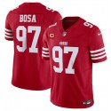 San Francisco 49ers #97 Nick Bosa Red 2023 F.U.S.E. With 1-Star C Patch Vapor Untouchable Limited Stitched Jersey
