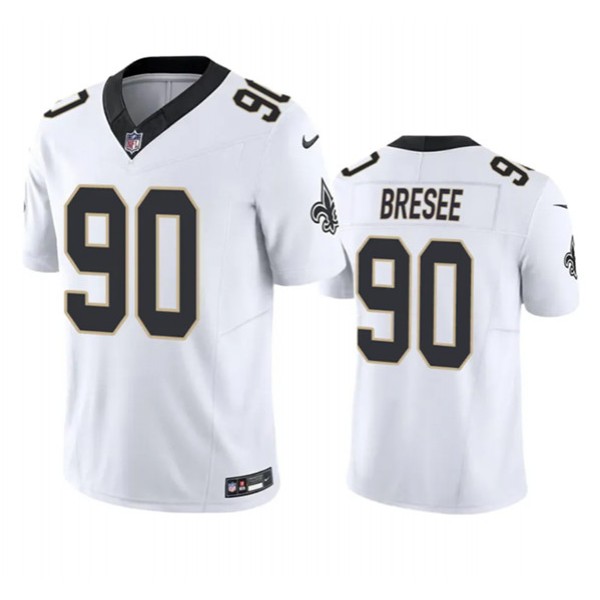 New Orleans Saints #90 Bryan Bresee White 2023 F.U.S.E. Vapor Untouchable Limited Stitched Jersey