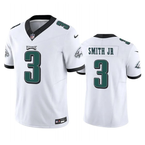 Philadelphia Eagles #3 Nolan Smith JR White 2023 F.U.S.E. Vapor Untouchable Stitched Jersey