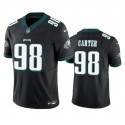 Philadelphia Eagles #98 Jalen Carter Black 2023 F.U.S.E. Vapor Untouchable Stitched Jersey