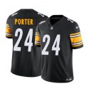 Pittsburgh Steelers #24 Joey Porter Jr. Black 2023 F.U.S.E. Vapor Untouchable Limited Stitched Jersey