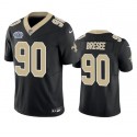 New Orleans Saints #90 Bryan Bresee Black 2023 F.U.S.E. Prem1ere Patch Vapor Untouchable Limited Stitched Jersey