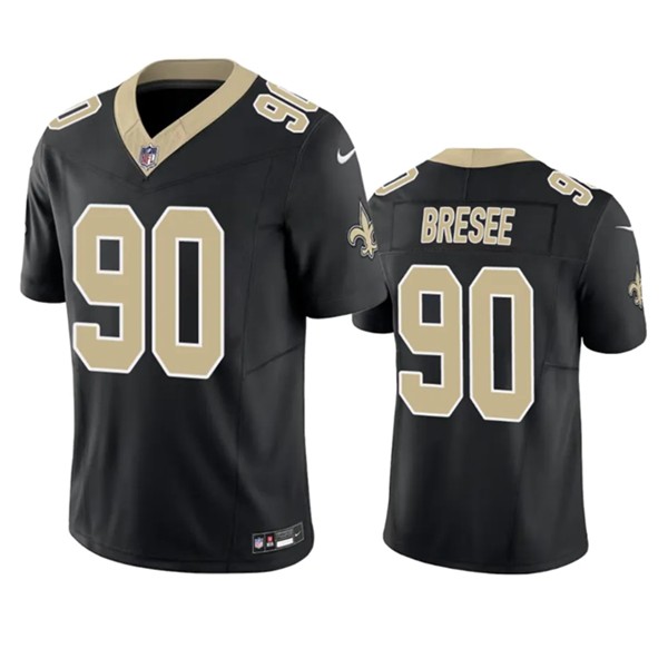 New Orleans Saints #90 Bryan Bresee Black 2023 F.U.S.E. Vapor Untouchable Limited Stitched Jersey
