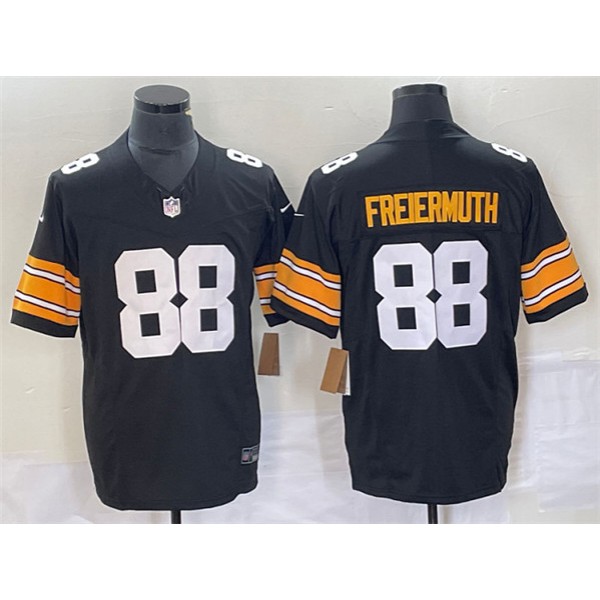 Pittsburgh Steelers #88 Pat Freiermuth Black 2023 F.U.S.E. Vapor Limited Stitched Jersey