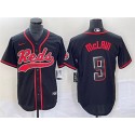 Cincinnati Reds #9 Matt McLain Black Cool Base Stitched Jersey
