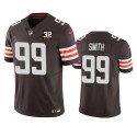 Cleveland Browns #99 Za'Darius Smith Brown 2023 F.U.S.E. With Jim Brown Memorial Patch Vapor Untouchable Limited Stitched Jersey