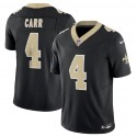 New Orleans Saints #4 Derek Carr Black 2023 F.U.S.E. Vapor Untouchable Limited Stitched Jersey