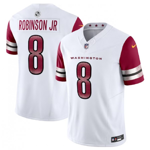 Washington Commanders #8 Brian Robinson Jr. White 2023 F.U.S.E. Vapor Limited Stitched Jersey