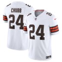 Cleveland Browns #24 Nick Chubb White 2023 F.U.S.E. Vapor Untouchable Limited Stitched Jersey