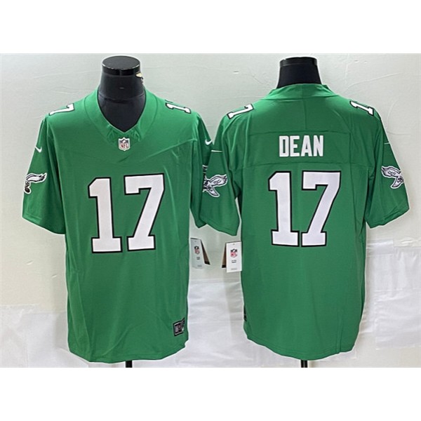Philadelphia Eagles #17 Nakobe Dean Green 2023 F.U.S.E. Vapor Untouchable Stitched Jersey