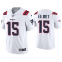 New England Patriots #15 Ezekiel Elliott White Vapor Untouchable Stitched Jersey