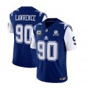 Dallas Cowboys #90 DeMarcus Lawrence Navy 2023 F.U.S.E. With 1960 Patch Vapor Limited Stitched Jersey