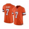 Denver Broncos #7 John Elway Orange 2023 F.U.S.E. Vapor Untouchable Stitched Jersey
