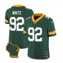 Green Bay Packers #92 Reggie White Green Home Patch 2023 F.U.S.E. Vapor Untouchable Limited Stitched Jersey