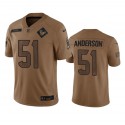 Houston Texans #51 Will Anderson Jr. 2023 Brown Salute To Service Limited Stitched Jersey