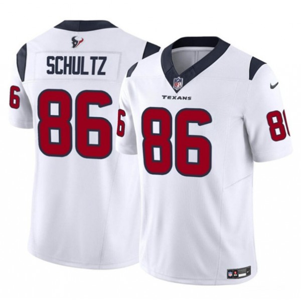 Houston Texans #86 Dalton Schultz White 2023 F.U.S.E Vapor Untouchable Stitched Jersey