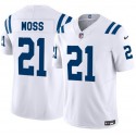 Indianapolis Colts #21 Zack Moss White 2023 F.U.S.E. Vapor Untouchable Limited Stitched Jersey