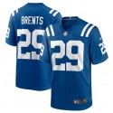 Indianapolis Colts #29 JuJu Brents Blue Stitched Game Jersey