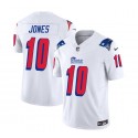 New England Patriots #10 Mac Jones White 2023 F.U.S.E. Vapor Limited Stitched Jersey