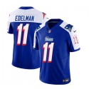 New England Patriots #11 Julian Edelman Blue White 2023 F.U.S.E. Vapor Limited Stitched Jersey