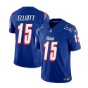 New England Patriots #15 Ezekiel Elliott Blue 2023 F.U.S.E. Vapor Limited Stitched Jersey