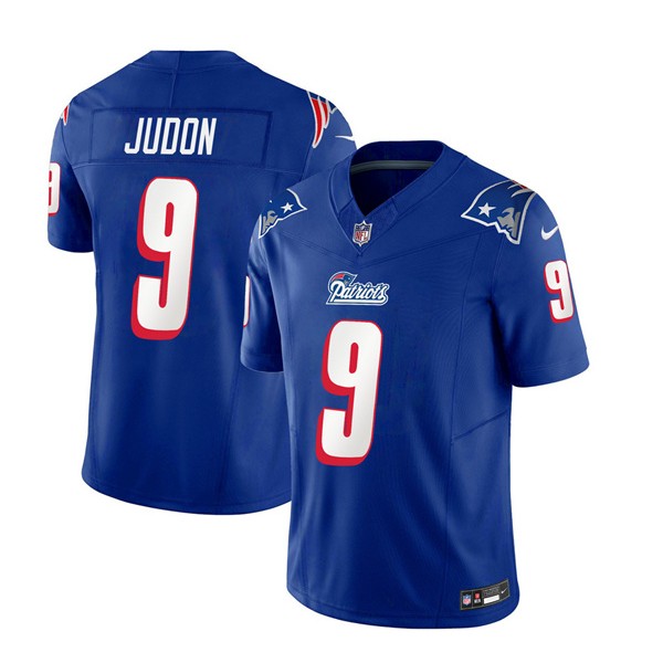 New England Patriots #9 Matthew Judon Blue 2023 F.U.S.E. Vapor Limited Stitched Jersey