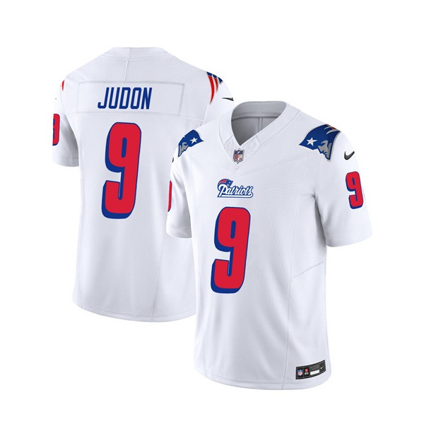 New England Patriots #9 Matthew Judon White 2023 F.U.S.E. Vapor Limited Stitched Jersey