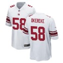 New York Giants #58 Bobby Okereke White Stitched Game Jersey